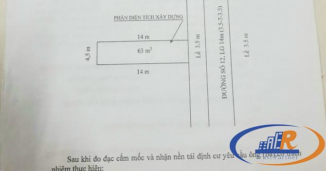 Bán nền đẹp TĐC Tân Phú khu mới – không vướng cống, tụ – Diện tích 63m2 – Giá đầu tư 1.350 tỷ -  L