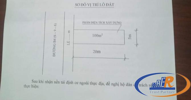 Bán nền đường B4 KDC Tân Phú, Cái Răng, Cần Thơ